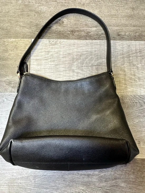 Kate Spade New York Black Pebbled Leather Shoulder Bag Zip Top Classic Purse - Picture 3 of 7